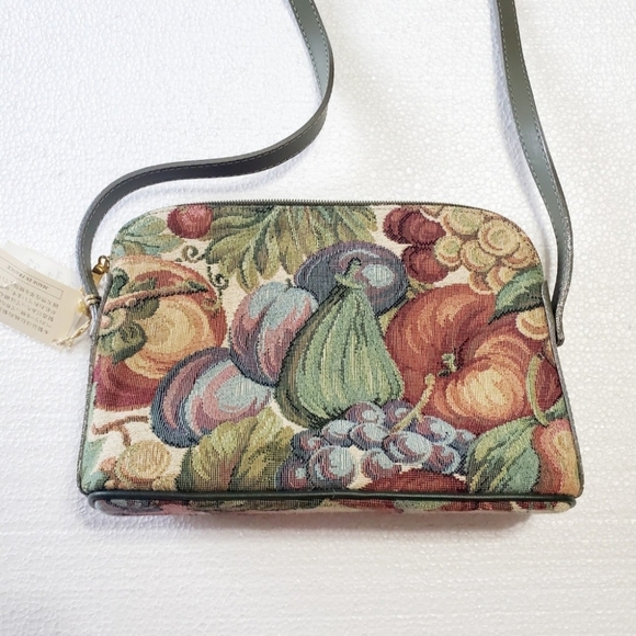 Royal Tapisserie Paris Tapestry Purse Crossbody Bag Fabric Lined Floral. - Picture 4 of 14